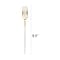 Smarty Had A Party Gold with White Handle Moderno Disposable Plastic Dinner Forks (240 Forks), 240PK 9320-GWFK-CASE - alternate 3